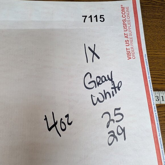 Fred David Top Tie-Dye Cold Shoulder Tunic Gray White Tie-Dye Ring Detail SZ 1X - Picture 10 of 10